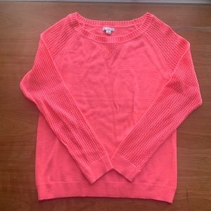 Gap NWOT Neon Pink Sweater Sz XS